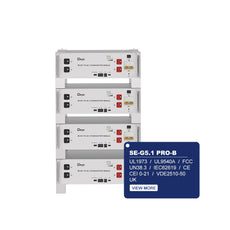 Deye 51.2kWh Server Rack Battery | 48V 100Ah LiFePO4 Battery | 10-Year Warranty | UL1973, UL9540A Certified