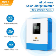 ecomposer-inverter option-SPH5048P-[Parallel-|-100A-MPPT]