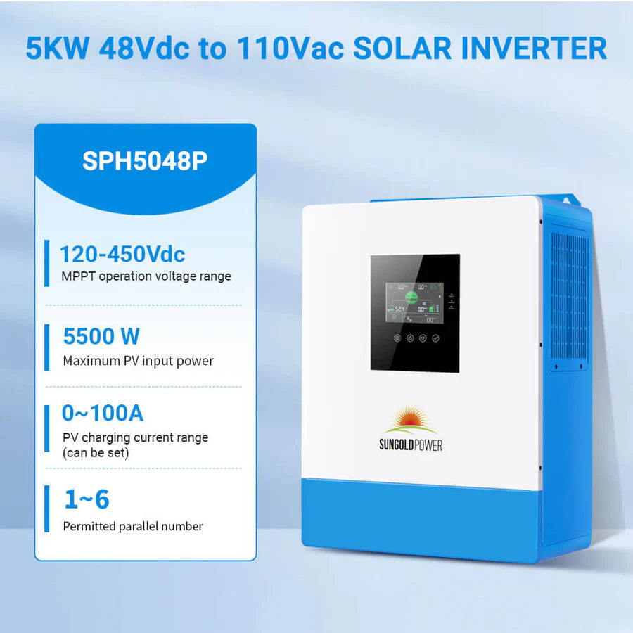 ecomposer-inverter option-SPH5048P-[Parallel-|-100A-MPPT]
