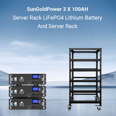 SunGoldPower Off-Grid Solar Kit- 10KW 48VDC Solar Inverter + 15.36KWH Lithium Battery + 10 X 450 Watts Solar Panels
