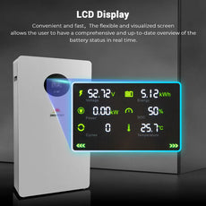 SunGoldPower 10.24kWh Powerwall Battery | 51.2V 200Ah LiFePO4 Battery | 10-Year Warranty