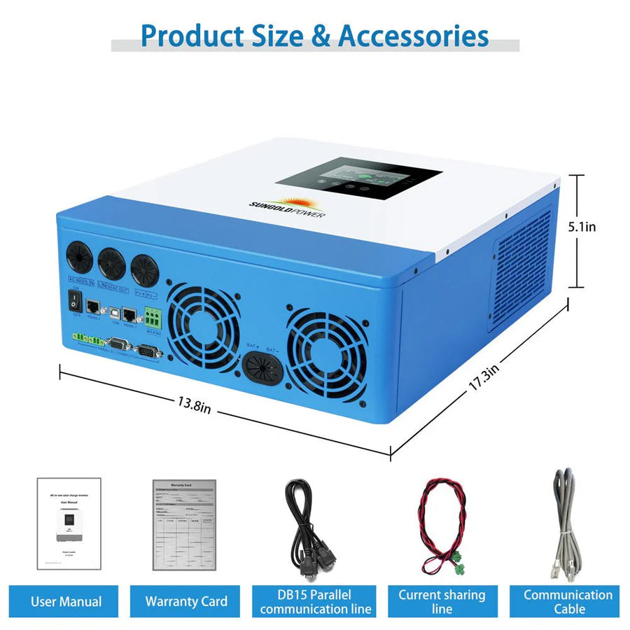 ecomposer-inverter option-SPH5048P-[Parallel-|-100A-MPPT]