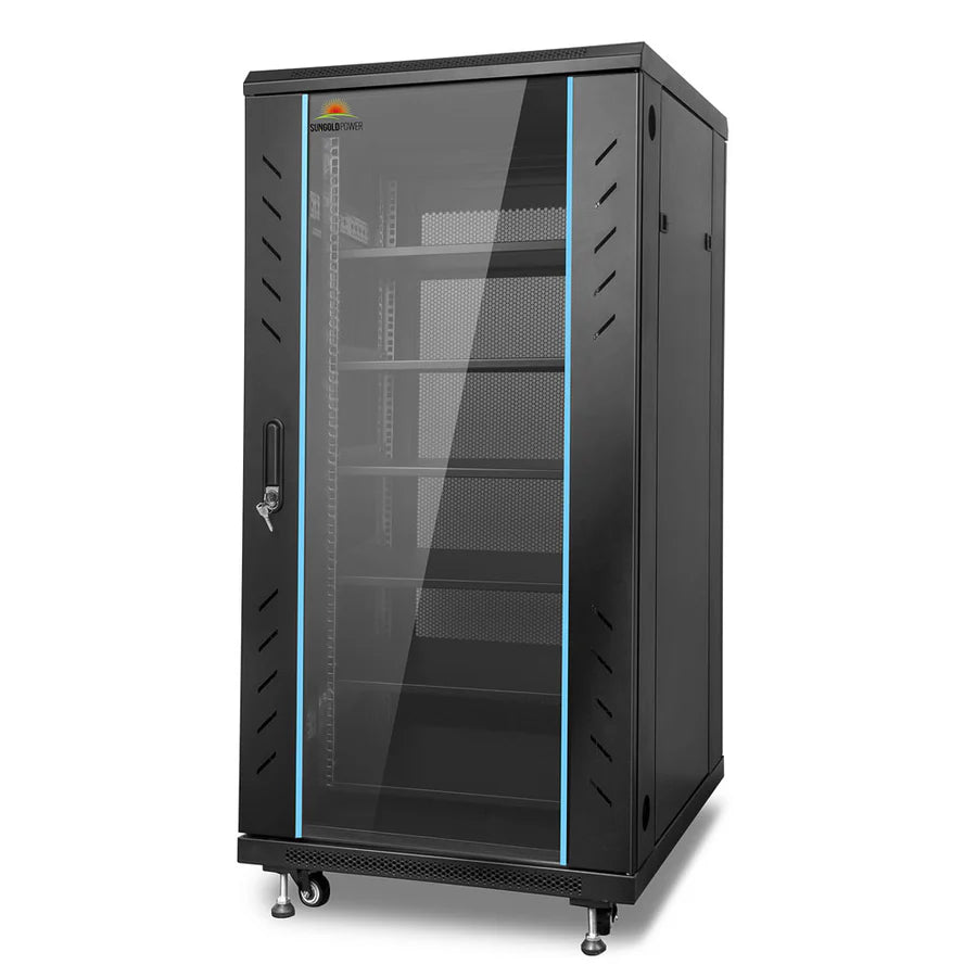 SunGoldPower Enclosed Battery Cabinet 6 Slot with Bus Bar for SG48100P/ SGH48100T