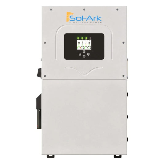 Sol-Ark 15K 120/240/208V 48V | 19,500W PV Input |  [All-In-One] Pre-Wired Hybrid Solar Inverter | 10-Year Warranty