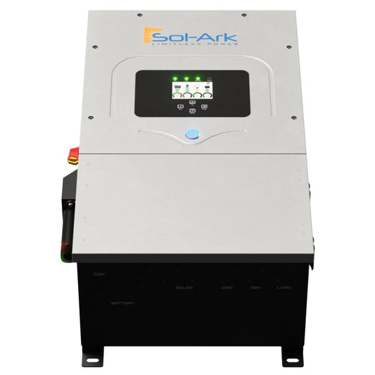 Sol-Ark 12K 120/240/208V 48V | 13,000W PV Input |  [All-In-One] Pre-Wired Hybrid Solar Inverter | 10-Year Warranty