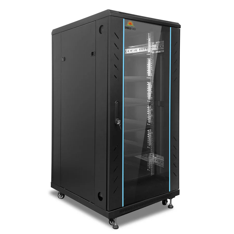 SunGoldPower Enclosed Battery Cabinet 6 Slot with Bus Bar for SG48100P/ SGH48100T