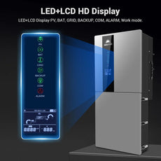 11.4kW 48V Split Phase Hybrid Solar Inverter | 120/240/208V | Whole Home Backup (200A) | 10-Year Warranty