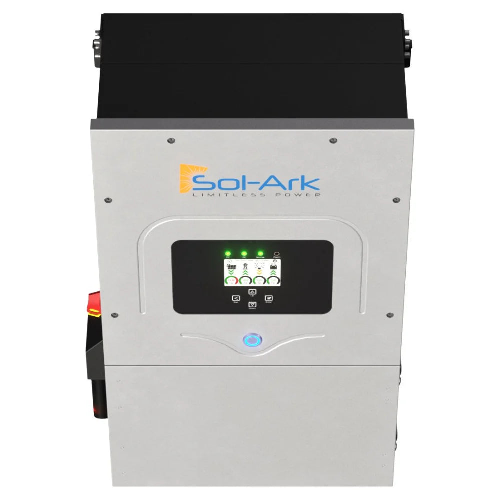 Sol-Ark 12K 120/240/208V 48V | 13,000W PV Input |  [All-In-One] Pre-Wired Hybrid Solar Inverter | 10-Year Warranty