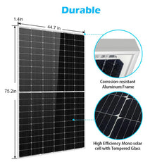 ecomposer-solar panel options-450w