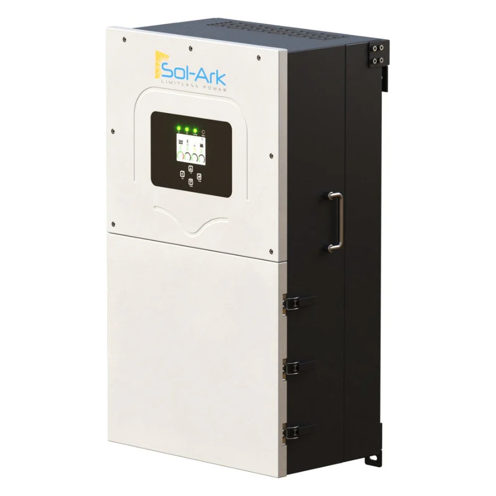Sol-Ark 15K 120/240/208V 48V | 19,500W PV Input |  [All-In-One] Pre-Wired Hybrid Solar Inverter | 10-Year Warranty