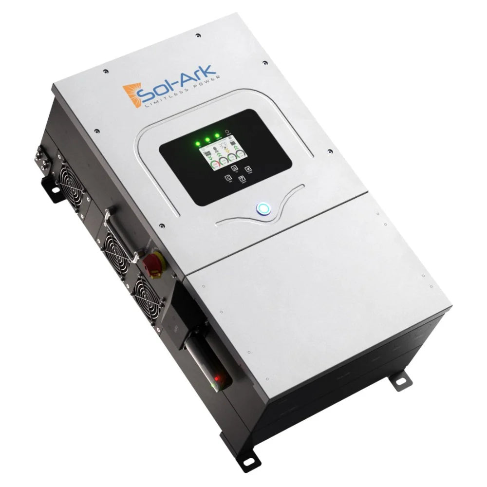 Sol-Ark 12K 120/240/208V 48V | 13,000W PV Input |  [All-In-One] Pre-Wired Hybrid Solar Inverter | 10-Year Warranty