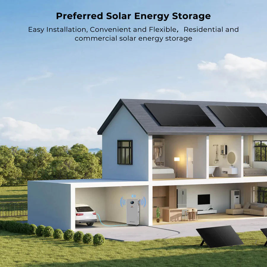 SunGoldPower 16.07kWh Outdoor Energy Storage Battery | 51.2V 314Ah LiFePO4 Battery | 10-Year Warranty | UL1973 & UL9540A