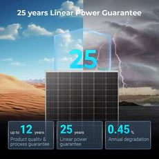 SunGoldPower 560W Bifacial PERC Solar Panel (31 PANELS) | 25-Year Power Output Warranty | UL61730 Certified