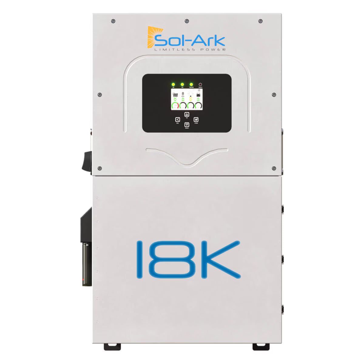 Sol-Ark 18K 120/240/208V 48V | Supports 40kW+ Solar |  [All-In-One] Premium Hybrid Inverter | 10-Year Warranty