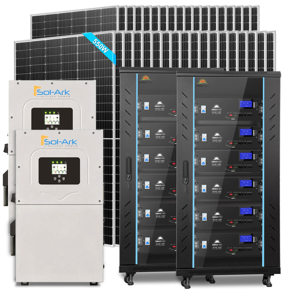 ecomposer-Battery Bank-12-X-SunGoldPower-SG48100P-[61.44kwh]